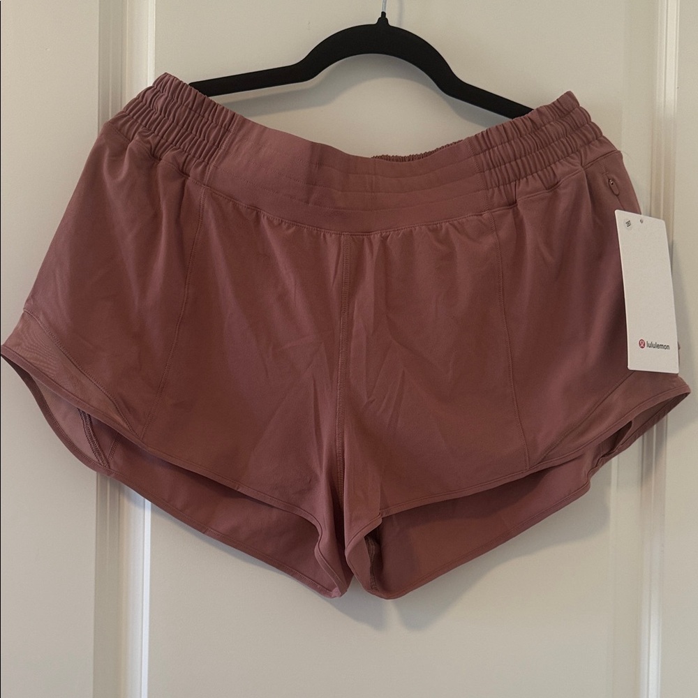 NWT Lululemon athletica Hotty Hot Athletic Shorts in Red Clay